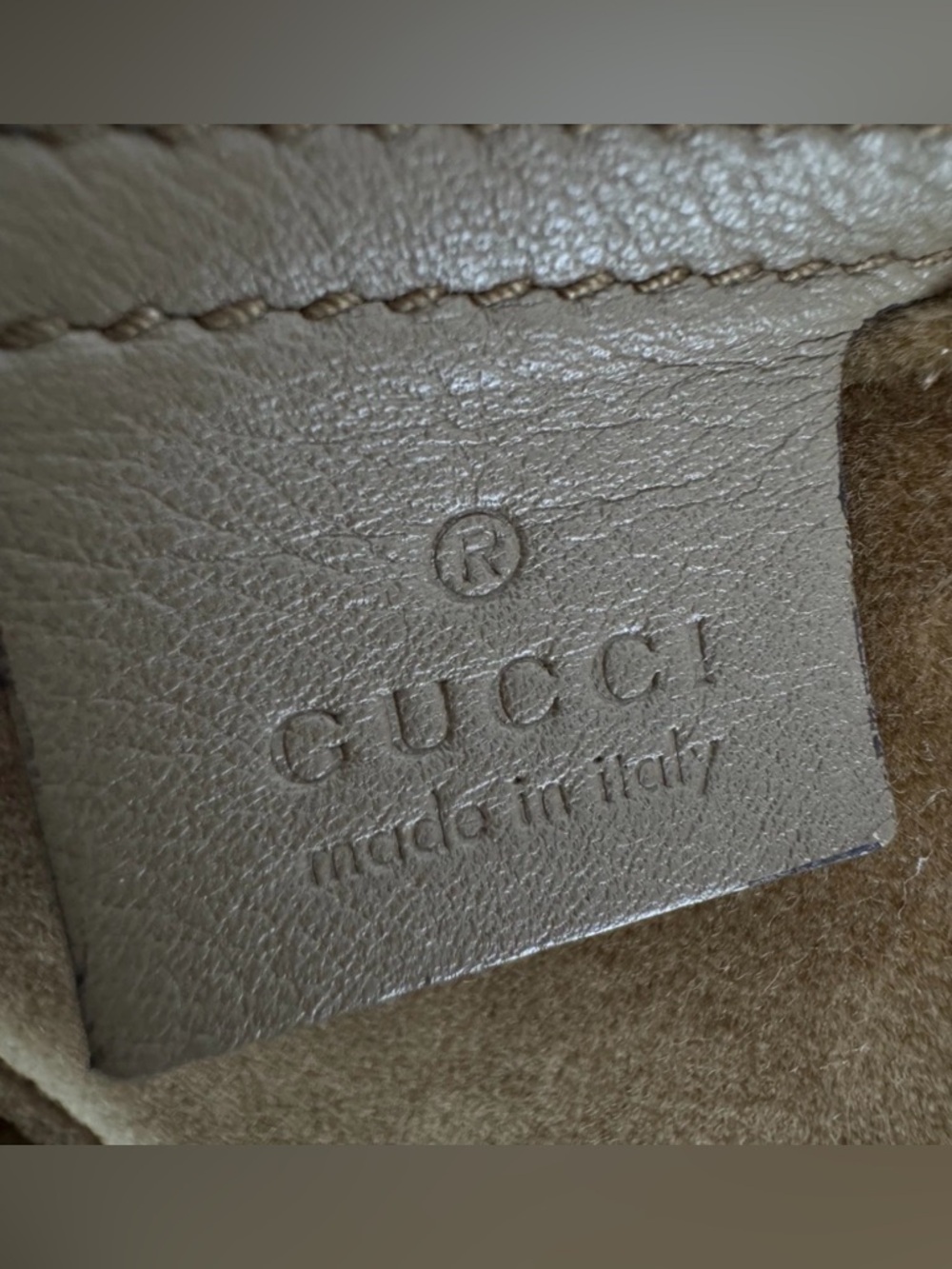 Gucci suede Marmont bag 😍 - Picture 9 of 12
